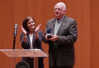 JU Provost Dr. Sherri Jackson and Dr. White