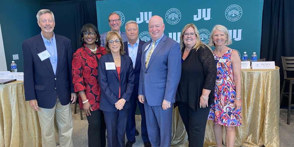 Scenic Jax panelists pose for photo