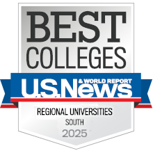 Best Colleges US.News & World Report - Regional Universities South 2025 Badge