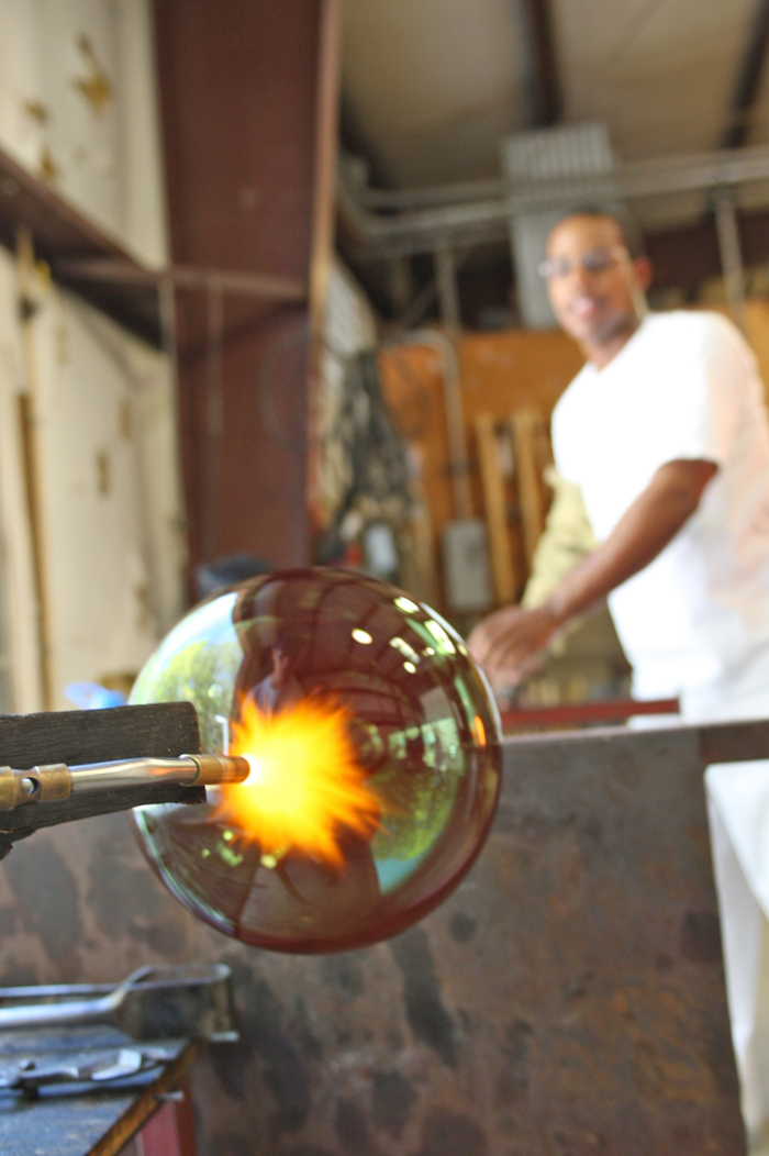 glass blowing