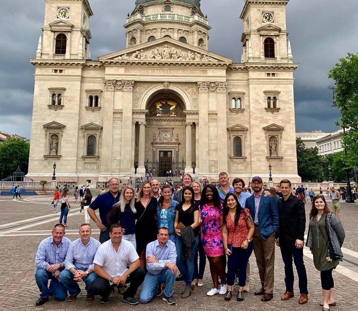 EMBA students on their international immersion trip.