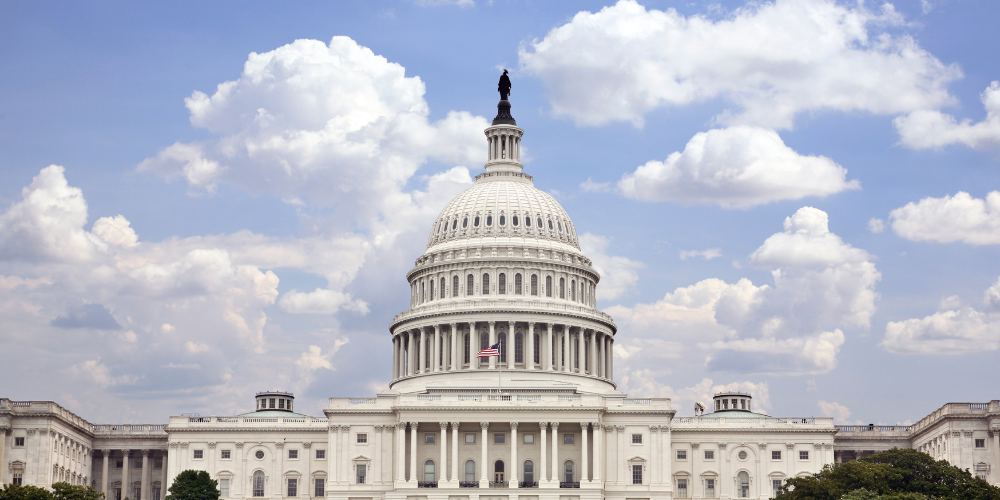 exterior building of U.S. Capitol building