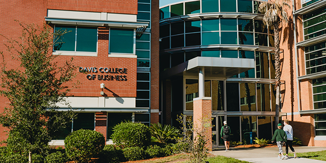 davis college of business exterior