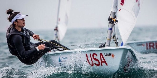 Charlotte Rose sailing on the water.