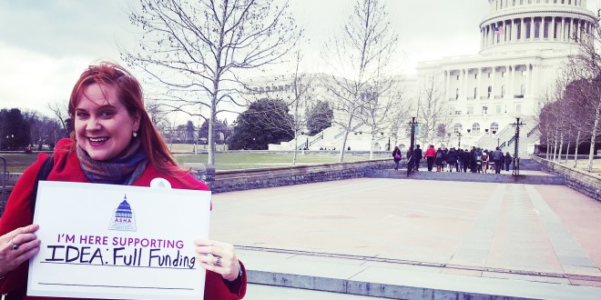 Dr. Robin Edge on Capitol Hill, March 2019.