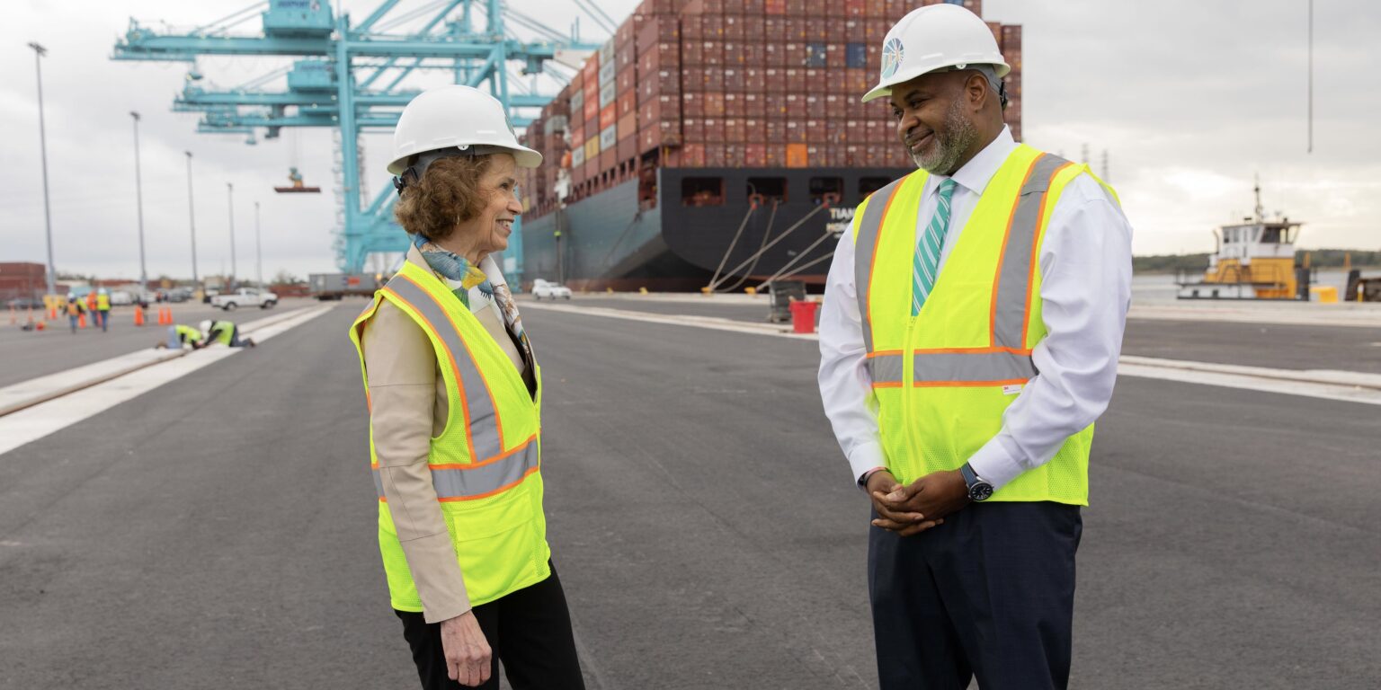 jaxport ceo meets with alumni beth mccague