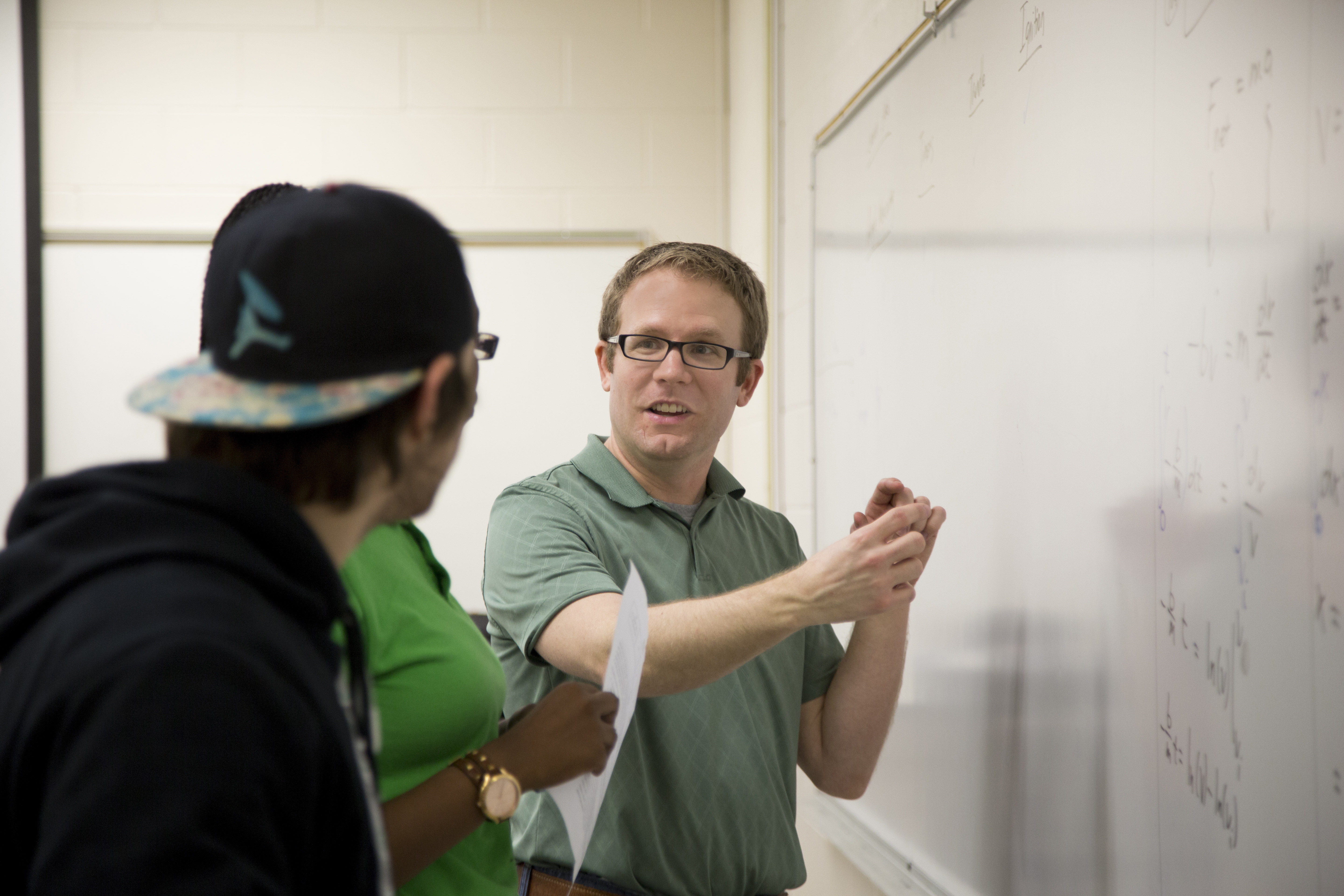 Brian Lane Teaching at School