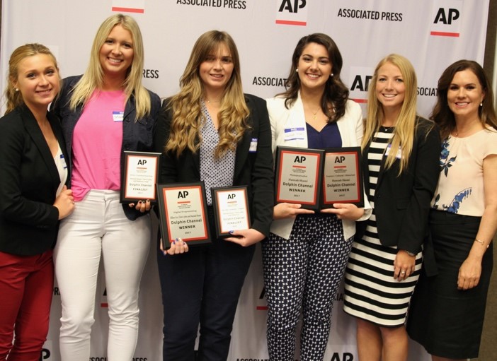 Dr. Annmarie Willette and students pose at event