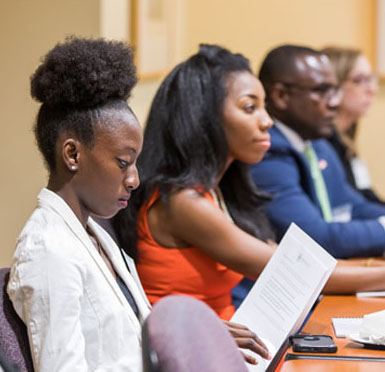 MPP students at orientation