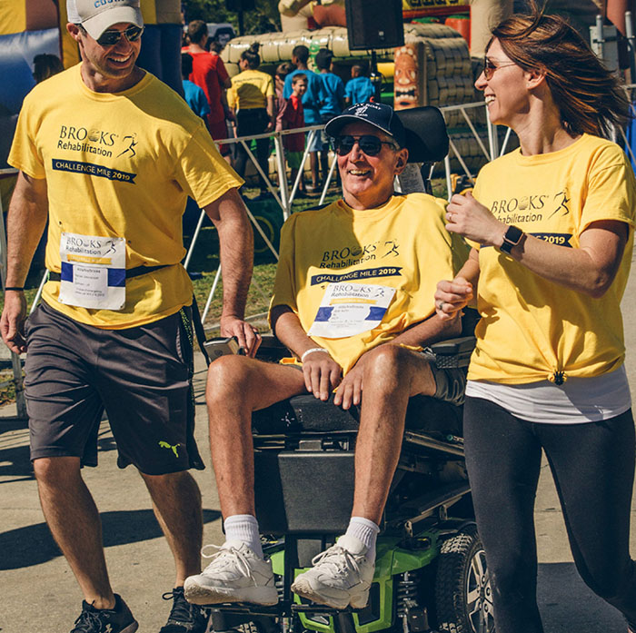 Man in wheelchair